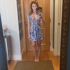 Show Me Your Mumu Ibiza Summer Short Sleeved Mini Dress Size XS